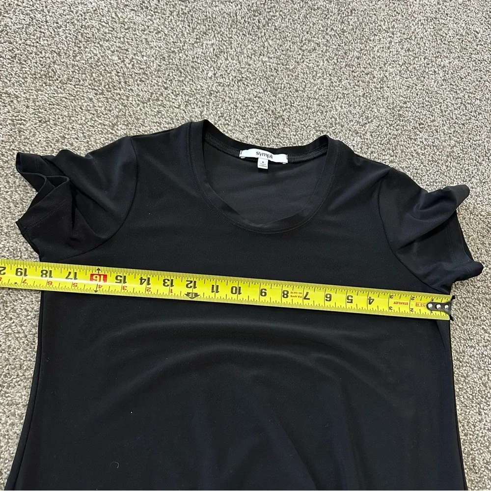 Sympli Fit & Flare Dress Short Sleeve Black Size 6 - Picture 11 of 11